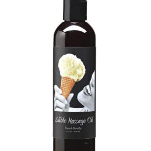Earthly Body Edible Massage Oil 2oz/60ml in Vanilla EB-004403