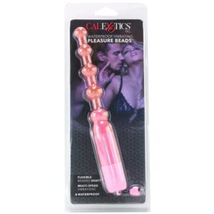 Waterproof Vibrating Pleasure Beads in Pink CE-1329-04-2