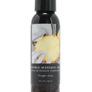 Earthly Body Edible Massage Oil 2oz/60ml in Pineapple EB-024684