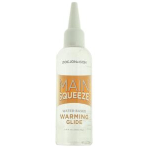 Doc Johnson Main Squeeze Water-Based Warming Lubricant in 3.4oz DJ-5205-02-BU