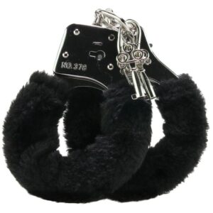 Sportsheets Black Furry Hand Cuffs SS-000654