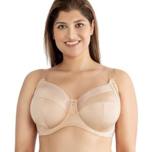 Parfait Adele Full Coverage Unlined Plunge Underwire Bra P61321-Bare