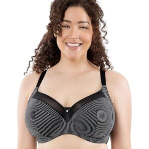 Parfait Adele Full Coverage Unlined Plunge Underwire Bra P61321-Black