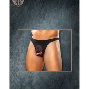 Male Power Nylon Spandex Streaker Thong