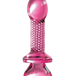 Pipedream Icicles No. 82 Glass Textured Dildo Pink