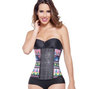 Ann Michell 3 Hook Designer Line Print 14 Sport Girdle Long To...