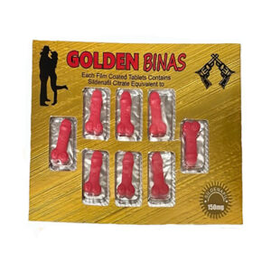 Golden Binas Sildenafil 150mg 8 Tablets Red Get +2 ED sample tablets