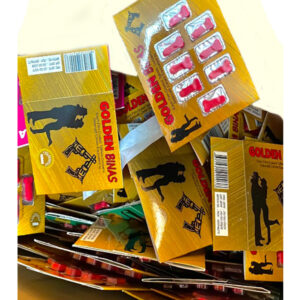 Golden Binas Sildenafil 150mg (2 strips X 8) 16 Tablets Red - Get +4 ED sample tablets