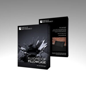 Sheets of San Francisco Fluidproof Pillow Case Black