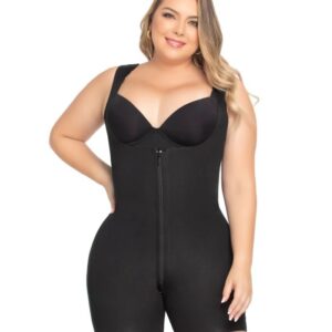 Up Lady 6253 Tummy Control Seamless Shapewear Bodysuit Short Faja Stage 1