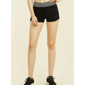 Mopas Ladies Cross Waistband Yoga Shorts YP1011